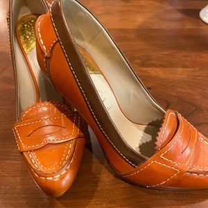 Ladies Cole Haan Orange high heels